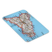Magnet Flexible Italie - Sicile - Carte Sicile - (Côté Droit)