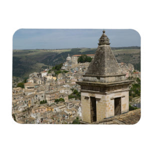 Magnet Flexible ITALIE, Sicile, RAGUSA IBLA : Vue de la ville et S