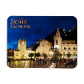 Magnet Flexible Italie - Sicile - Taormina De Nuit - (Horizontal)