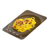 Magnet Flexible Italie spaghetti carbonara frigo aimant (Côté Gauche)