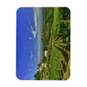 Magnet Flexible Italie, Toscane, Greve. Les vignobles du Castello (Vertical)