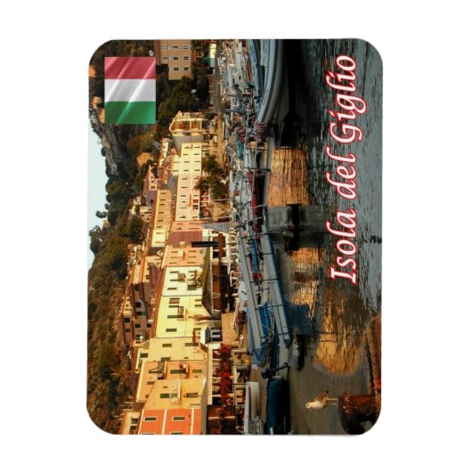 Magnet Flexible Italie - Toscane - Isola del Giglio - (Vertical)
