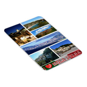 Magnet Flexible Italie - Toscane - Isola d'Elba - I Love -