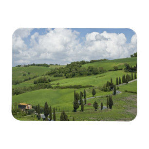Magnet Flexible Italie, Toscane. La Foce. Une route courbe serpent