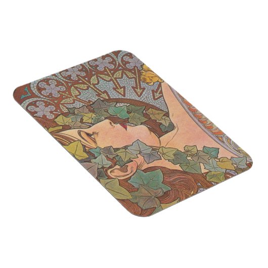 Magnet Flexible Ivy - Alphonse Mucha (Côté Droit)