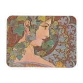 Magnet Flexible Ivy - Alphonse Mucha (Horizontal)