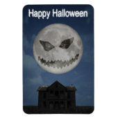 Magnet Flexible Jack-o'-lantern effrayant Lune d'Halloween (Vertical)