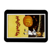 Magnet Flexible Jack o'Lantern Patch de citrouilles Halloween (Horizontal)