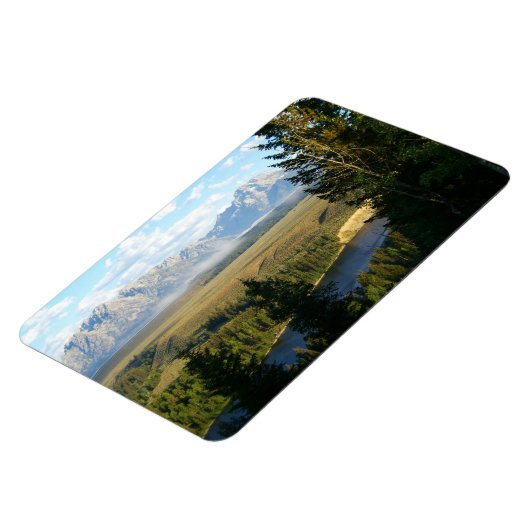 Magnet Flexible Jackson Hole Mountains et River (Côté Gauche)