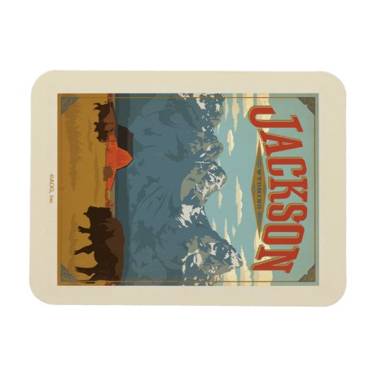 Magnet Flexible Jackson | Wyoming (Horizontal)