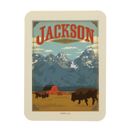Magnet Flexible Jackson | Wyoming (Vertical)