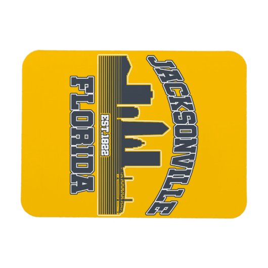 Magnet Flexible Jacksonville, Floride (Horizontal)