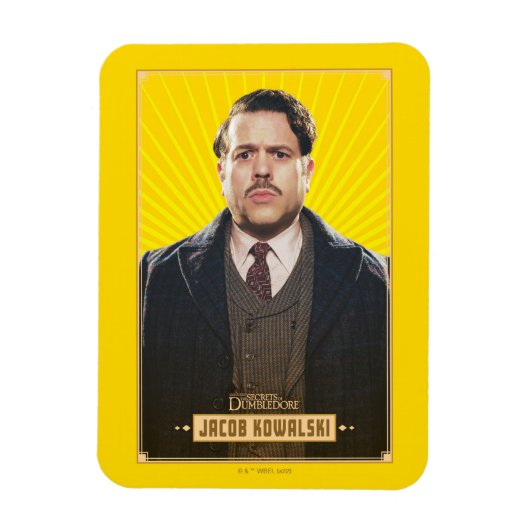 Magnet Flexible Jacob Kowalski Character Graphic (Vertical)