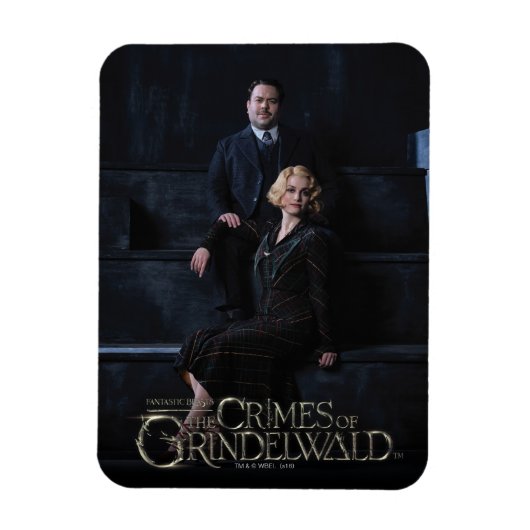 Magnet Flexible JACOB KOWALSKI™ Et QUEENIE GOLDSTEIN™ Photo (Vertical)