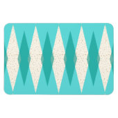 Magnet Flexible Jacquard moderne moyen siècle Aimant flexible (Horizontal)