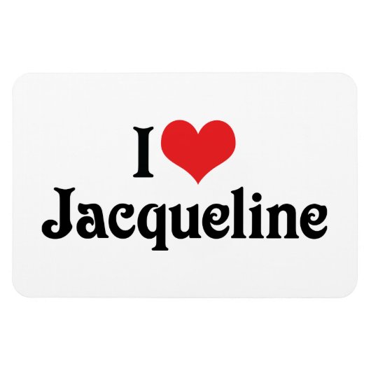 Magnet Flexible J'adore Jacqueline (Horizontal)