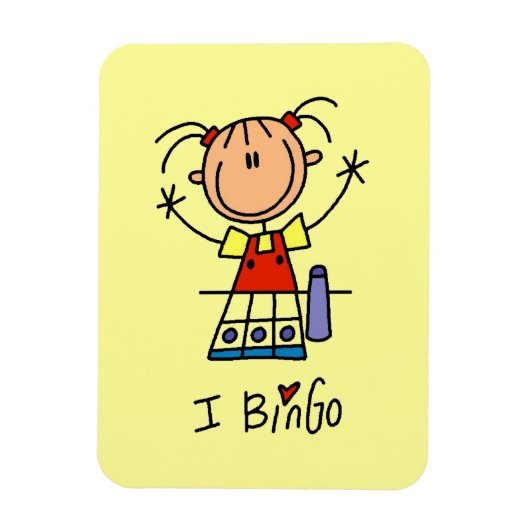 Magnet Flexible J'adore le Bingo (Vertical)