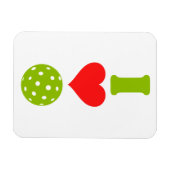 Magnet Flexible J'adore le pickleball (Horizontal)