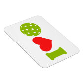 Magnet Flexible J'adore le pickleball (Côté Droit)