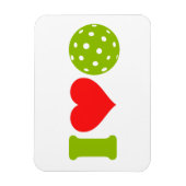Magnet Flexible J'adore le pickleball (Vertical)