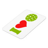 Magnet Flexible J'adore le pickleball (Côté Gauche)