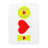 Magnet Flexible J'adore le tennis (Vertical)