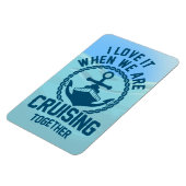 Magnet Flexible J'adore quand on fait la croisière ensemble - Port (Côté Gauche)