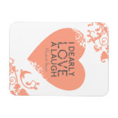 Magnet Flexible J'Adore Vraiment Un Rire - Jane Austen Citation (Horizontal)