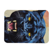 Magnet Flexible Jaguar - Panthère noire (Horizontal)