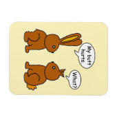 Magnet Flexible J'Ai Blessé Le Mur ! - Quoi ? (Horizontal)