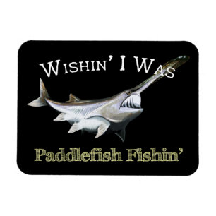 Magnet Flexible J'Ai Été Pêcheur De Paddlefish