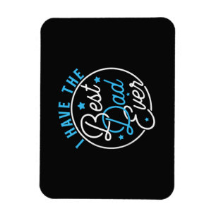 Magnet Flexible J'ai le meilleur papa du monde Amour de papa Enfan