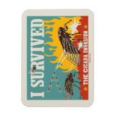 Magnet Flexible J'ai survécu à l'invasion du Canada (Vertical)