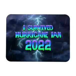 Magnet Flexible J'ai survécu à l'ouragan Ian 2022