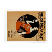 Magnet Flexible J'Ai Trouvé Un Million De Dollars De Bébé (Horizontal)