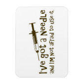 Magnet Flexible J'ai une aiguille (Vertical)