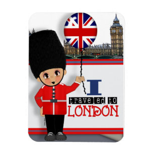 Magnet Flexible J'ai voyagé à l'aimant de souvenir de Londres