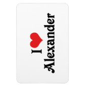 Magnet Flexible J'aime Alexandre (Vertical)
