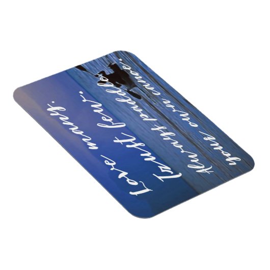 Magnet Flexible J'Aime Beaucoup. Faites-En Peu. Paddle Propre insp (Côté Droit)