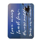 Magnet Flexible J'Aime Beaucoup. Faites-En Peu. Paddle Propre insp (Vertical)