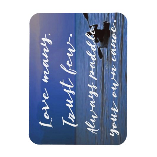 Magnet Flexible J'Aime Beaucoup. Faites-En Peu. Paddle Propre insp (Vertical)