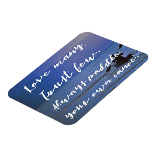 Magnet Flexible J'Aime Beaucoup. Faites-En Peu. Paddle Propre insp (Côté Gauche)