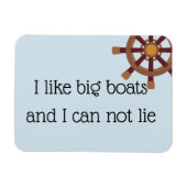 Magnet Flexible J'Aime Big Boats Stateroom Funny Cruise Door (Horizontal)