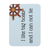 Magnet Flexible J'Aime Big Boats Stateroom Funny Cruise Door (Vertical)