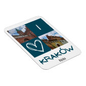 Magnet Flexible J'aime Cracovie (Côté Droit)