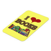 Magnet Flexible J'aime des livres (Côté Gauche)