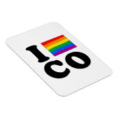 MAGNET FLEXIBLE J'AIME GAY COLORADO (Côté Droit)