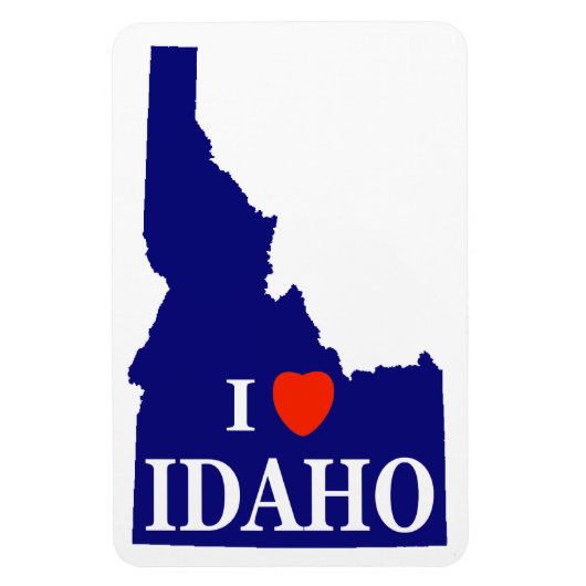 Magnet Flexible J'aime Idaho (Vertical)