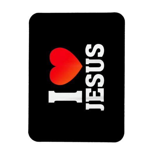 Magnet Flexible J'aime Jésus (Vertical)