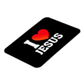 Magnet Flexible J'aime Jésus (Côté Gauche)